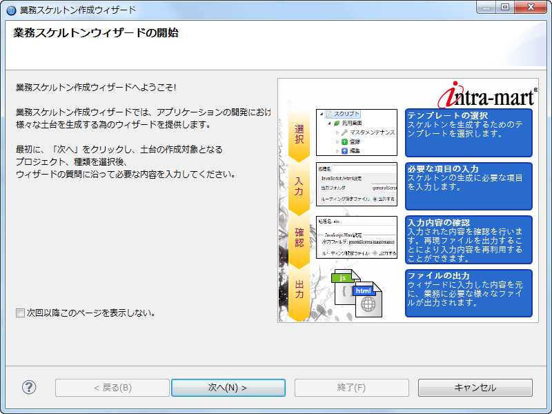 プロジェクトの作成
