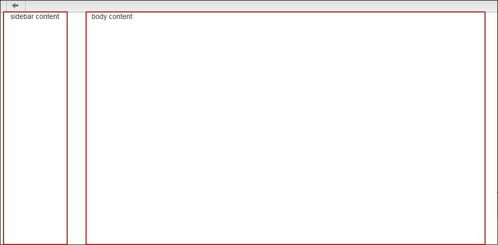 左右に分割するレイアウト（２カラム）