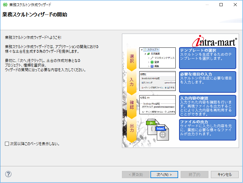 プロジェクトの作成